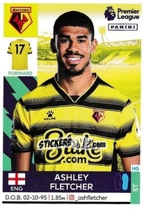 Figurina Ashley Fletcher - Premier League Inglese 2021-2022 n. 570 - Panini