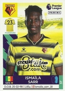 Sticker Ismaîla Sarr - Premier League Inglese 2021-2022 n. 571 - Panini