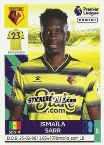 Sticker Ismaîla Sarr - Premier League Inglese 2021-2022 - Panini