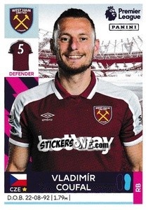 Figurina Vladimír Coufal - Premier League Inglese 2021-2022 - Panini