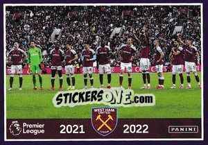 Figurina Team Photo - Premier League Inglese 2021-2022 - Panini