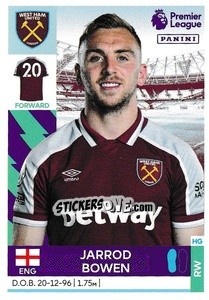 Figurina Jarrod Bowen - Premier League Inglese 2021-2022 - Panini