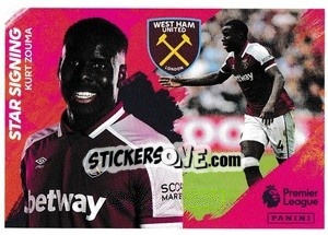 Sticker Kurt Zouma - Star Signing - Premier League Inglese 2021-2022 n. 605 - Panini
