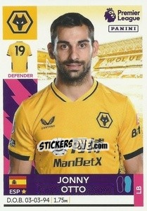 Figurina Jonny Otto - Premier League Inglese 2021-2022 - Panini