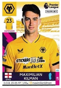 Sticker Max Kilman - Premier League Inglese 2021-2022 n. 619 - Panini