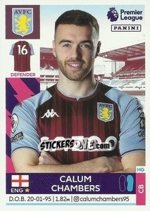 Sticker Calum Chambers (Aston Villa) - Premier League Inglese 2021-2022 n. U3 - Panini