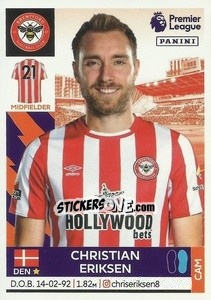 Sticker Christian Eriksen (Brentford)