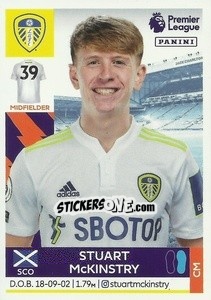 Sticker Stuart McKinstry (Leeds United) - Premier League Inglese 2021-2022 - Panini