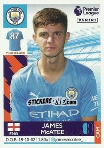 Sticker James McAtee (Manchester City) - Premier League Inglese 2021-2022 n. U28 - Panini