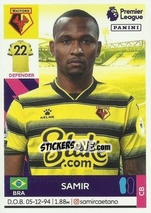 Sticker Samir (Watford) - Premier League Inglese 2021-2022 n. U40 - Panini