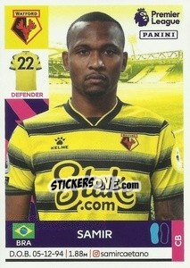 Figurina Samir (Watford) - Premier League Inglese 2021-2022 - Panini