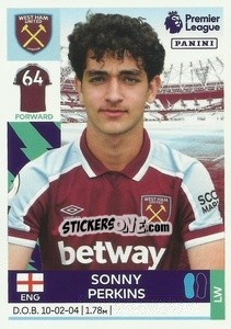 Sticker Sonny Perkins (West Ham United)