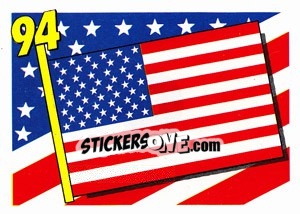Sticker USA - World Cup USA 1994 n. 5 - Euroflash