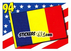 Sticker Romania - World Cup USA 1994 - Euroflash