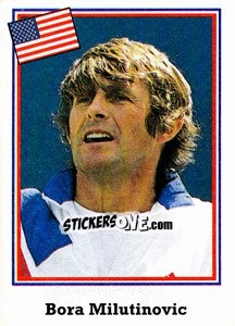 Figurina Bora Milutinovic - World Cup USA 1994 n. 9 - Euroflash