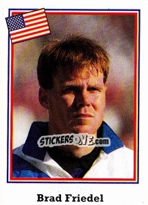 Cromo Brad Friedel - World Cup USA 1994 n. 11 - Euroflash