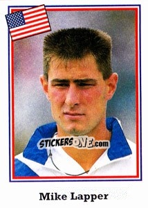 Sticker Mike Lapper - World Cup USA 1994 n. 15 - Euroflash