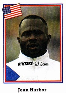 Sticker Jean Harbor - World Cup USA 1994 n. 17 - Euroflash