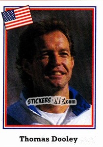 Cromo Thomas Dooley - World Cup USA 1994 - Euroflash