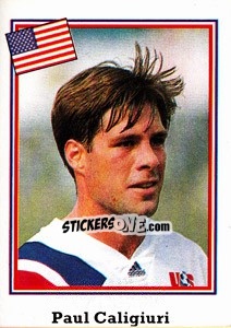 Cromo Paul Caligiuri - World Cup USA 1994 - Euroflash