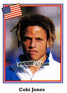 Cromo Cobi Jones - World Cup USA 1994 - Euroflash