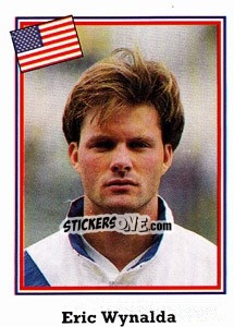 Sticker Eric Wynalda - World Cup USA 1994 n. 25 - Euroflash