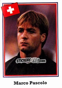 Sticker Marco Pascolo - World Cup USA 1994 - Euroflash