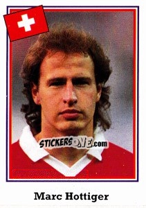 Sticker Marc Hottiger - World Cup USA 1994 n. 29 - Euroflash
