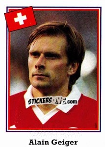 Sticker Alain Geiger - World Cup USA 1994 n. 33 - Euroflash