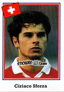 Sticker Ciriaco Sforza - World Cup USA 1994 n. 36 - Euroflash