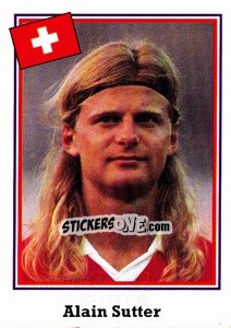 Sticker Alain Sutter - World Cup USA 1994 n. 38 - Euroflash