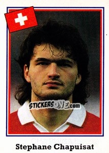 Sticker Stephane Chapuisat - World Cup USA 1994 n. 42 - Euroflash