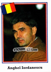 Cromo Anghel Iordanescu - World Cup USA 1994 - Euroflash
