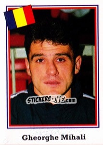Sticker Gheorghe Mihali - World Cup USA 1994 - Euroflash
