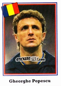 Sticker Gheorghe Popescu - World Cup USA 1994 n. 49 - Euroflash