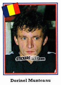 Sticker Dorinel Munteanu - World Cup USA 1994 - Euroflash