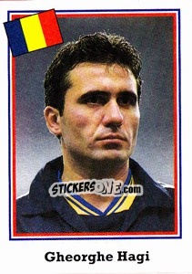 Cromo Gheorghe Hagi - World Cup USA 1994 - Euroflash