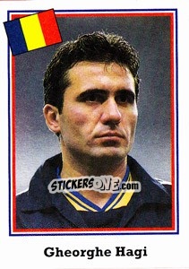 Sticker Gheorghe Hagi - World Cup USA 1994 n. 53 - Euroflash