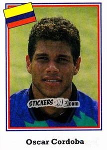 Sticker Oscar Cordoba - World Cup USA 1994 n. 61 - Euroflash