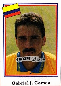 Sticker Gabriel J. Gomez - World Cup USA 1994 n. 64 - Euroflash