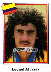 Sticker Leonel Alvarez - World Cup USA 1994 n. 65 - Euroflash