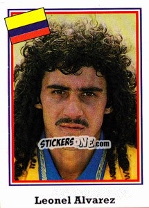 Sticker Leonel Alvarez - World Cup USA 1994 - Euroflash