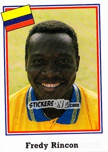 Sticker Fredy Rincon - World Cup USA 1994 n. 66 - Euroflash