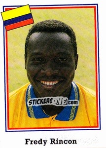 Sticker Fredy Rincon - World Cup USA 1994 - Euroflash