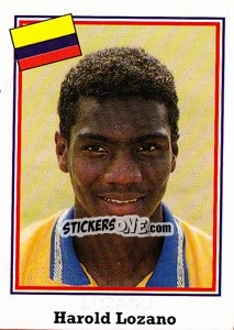 Sticker Harold Lozano - World Cup USA 1994 n. 68 - Euroflash