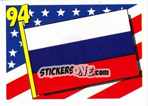 Sticker Russia - World Cup USA 1994 - Euroflash