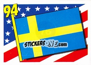 Sticker Sweden - World Cup USA 1994 - Euroflash
