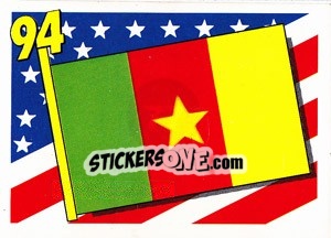 Sticker Cameroon - World Cup USA 1994 - Euroflash