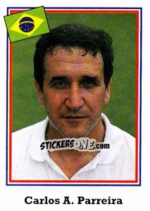 Sticker Carlos Alberto Parreira - World Cup USA 1994 n. 78 - Euroflash