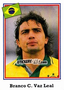 Sticker Branco C. Vaz Leal - World Cup USA 1994 n. 81 - Euroflash